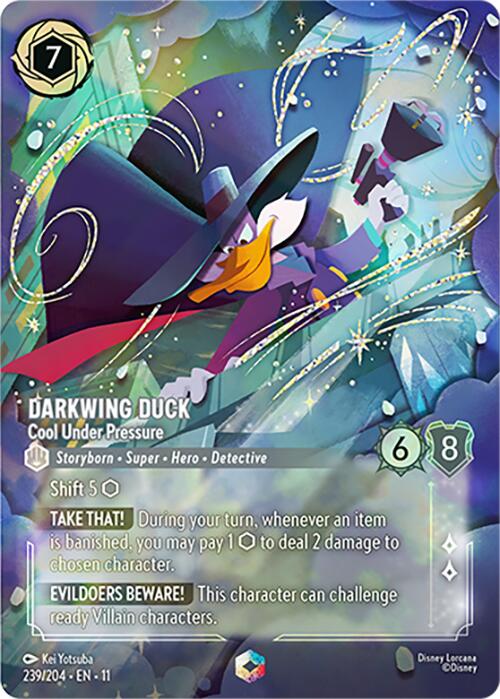 Darkwing Duck - Cool Under Pressure (Enchanted) (239/204) [Winterspell] | Shuffle n Cut Hobbies & Games