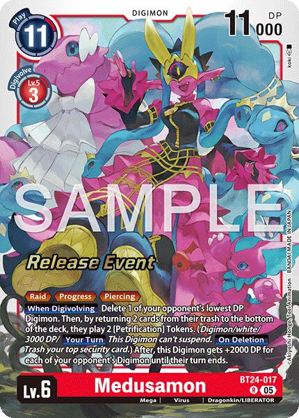 Medusamon [BT24-017] [Time Stranger Release Events Cards] | Shuffle n Cut Hobbies & Games