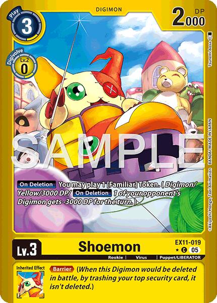Shoemon [EX11-019] (Limited Foil) [Dawn of Liberator] | Shuffle n Cut Hobbies & Games