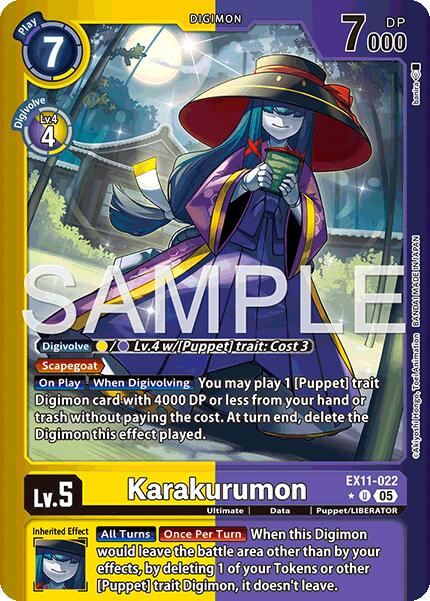 Karakurumon [EX11-022] (Limited Foil) [Dawn of Liberator] | Shuffle n Cut Hobbies & Games
