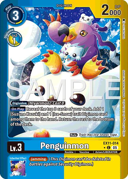 Penguinmon [EX11-014] (Limited Foil) [Dawn of Liberator] | Shuffle n Cut Hobbies & Games