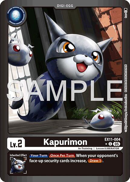 Kapurimon [EX11-004] (Limited Foil) [Dawn of Liberator] | Shuffle n Cut Hobbies & Games