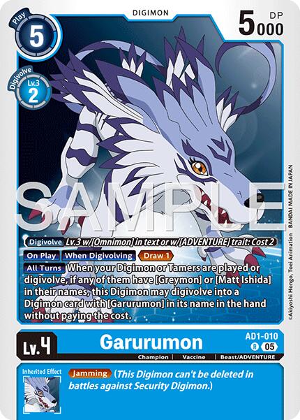 Garurumon [AD1-010] [Advanced Booster Digimon Generation] | Shuffle n Cut Hobbies & Games