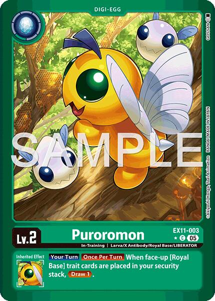 Puroromon [EX11-003] (Limited Foil) [Dawn of Liberator] | Shuffle n Cut Hobbies & Games