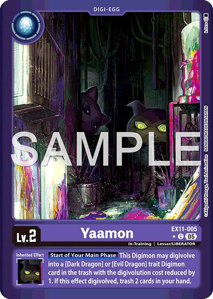 Yaamon [EX11-005] (Limited Foil) [Dawn of Liberator] | Shuffle n Cut Hobbies & Games