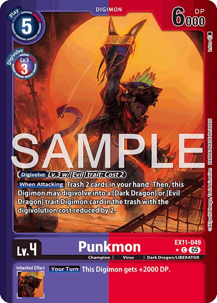 Punkmon [EX11-049] (Limited Foil) [Dawn of Liberator] | Shuffle n Cut Hobbies & Games