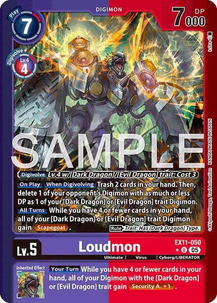 Loudmon [EX11-050] (Limited Foil) [Dawn of Liberator] | Shuffle n Cut Hobbies & Games