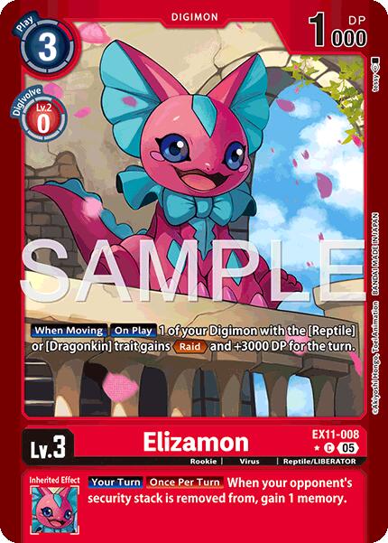 Elizamon [EX11-008] (Limited Foil) [Dawn of Liberator] | Shuffle n Cut Hobbies & Games