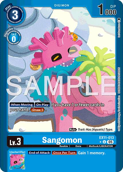 Sangomon [EX11-013] (Limited Foil) [Dawn of Liberator] | Shuffle n Cut Hobbies & Games