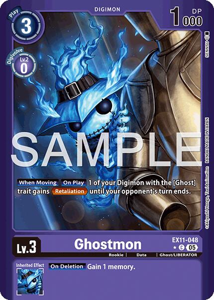 Ghostmon [EX11-048] (Limited Foil) [Dawn of Liberator] | Shuffle n Cut Hobbies & Games