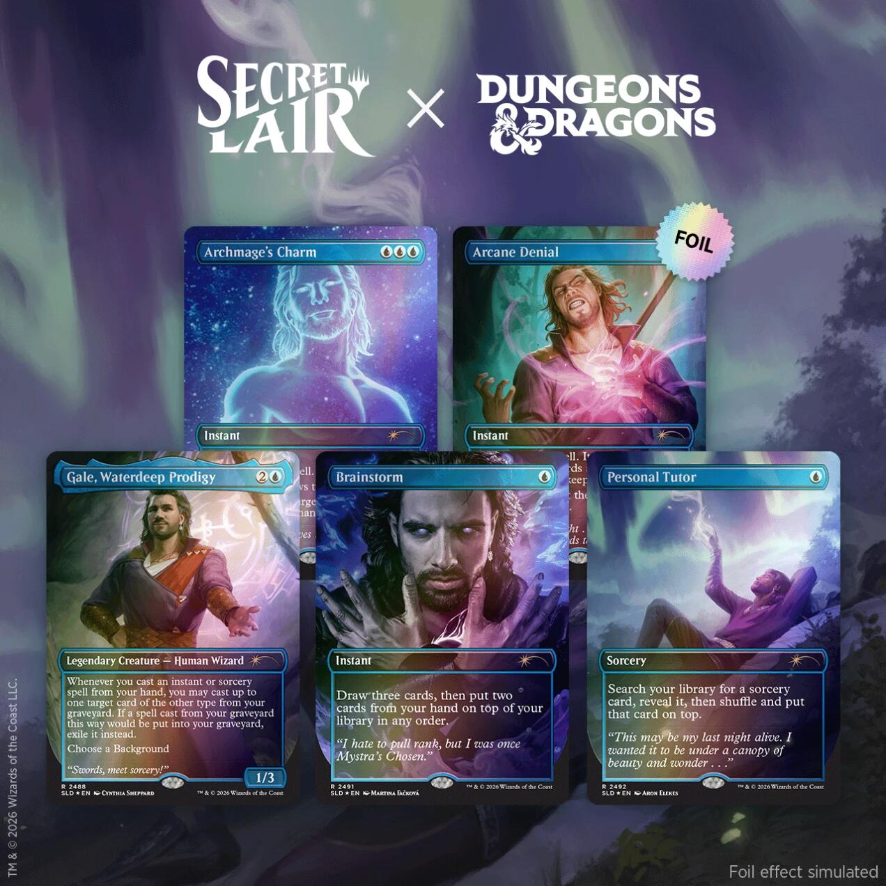 Secret Lair x Dungeons & Dragons: Gale's Ambition (Foil Edition) | Shuffle n Cut Hobbies & Games
