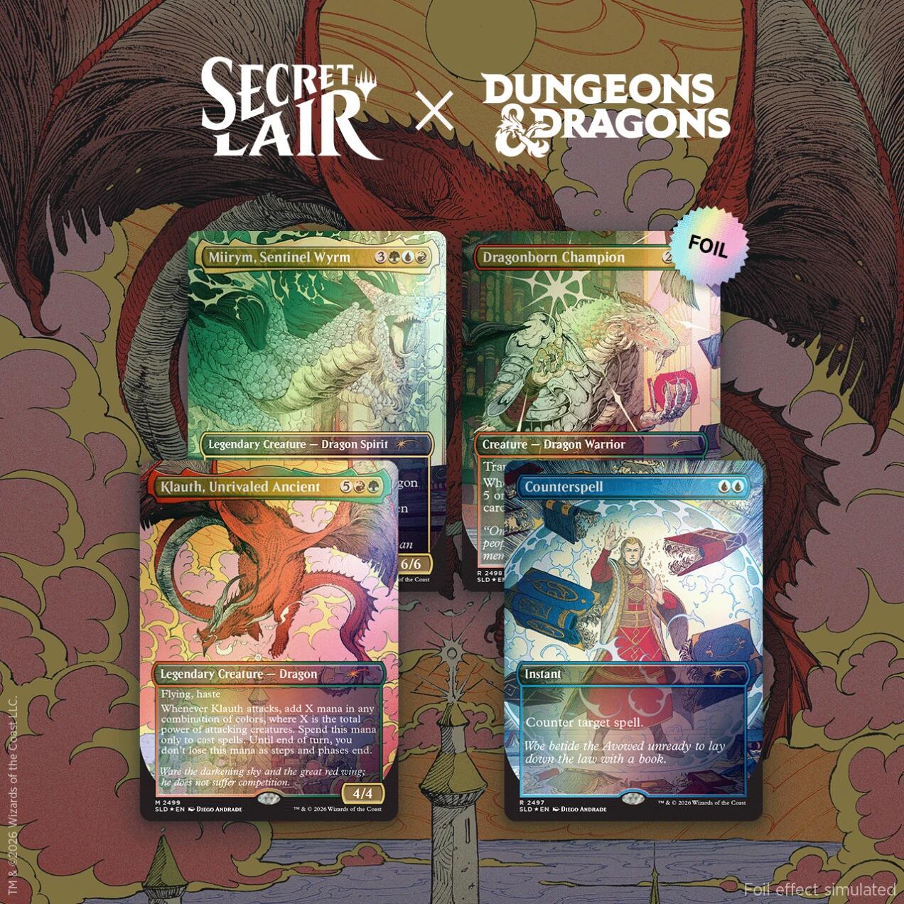 Secret Lair x Dungeons & Dragons: Whispers in Candlekeep (Foil Edition) | Shuffle n Cut Hobbies & Games