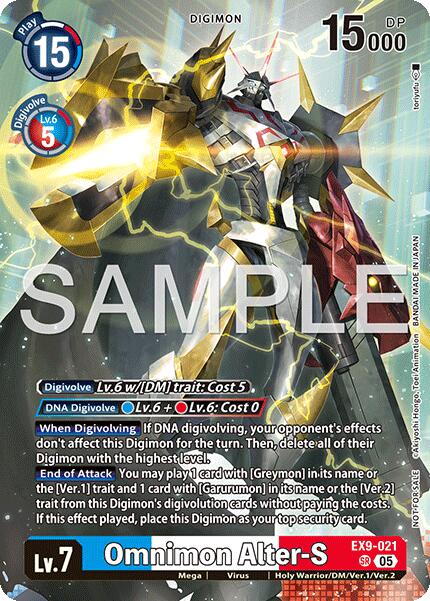 Omnimon Alter-S [EX9-021] (Event Pack 9) [Versus Monsters] | Shuffle n Cut Hobbies & Games