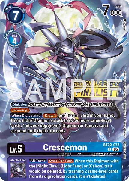 Crescemon [BT22-073] (Regionals 26-27 Season 1 Finalist) [Cyber Eden] | Shuffle n Cut Hobbies & Games