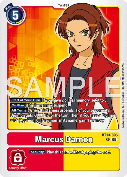 Marcus Damon [BT13-095] [Advanced Booster Digimon Generation] | Shuffle n Cut Hobbies & Games