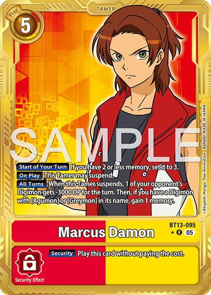 Marcus Damon [BT13-095] (Alternate Art) [Advanced Booster Digimon Generation] | Shuffle n Cut Hobbies & Games