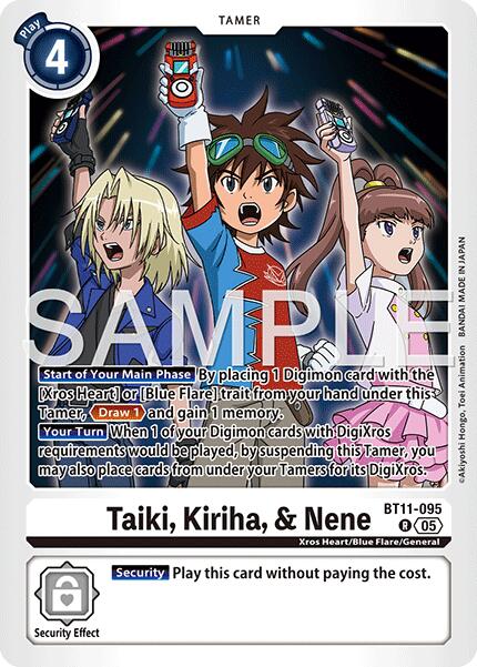 Taiki, Kiriha, & Nene [BT11-095] [Advanced Booster Digimon Generation] | Shuffle n Cut Hobbies & Games