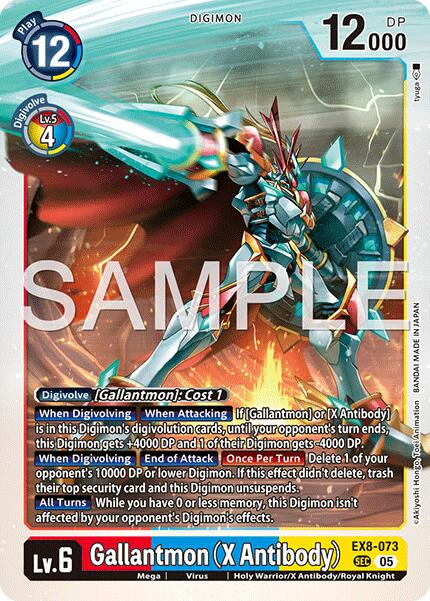 Gallantmon [EX8-073] (X Antibody) [Advanced Booster Digimon Generation] | Shuffle n Cut Hobbies & Games