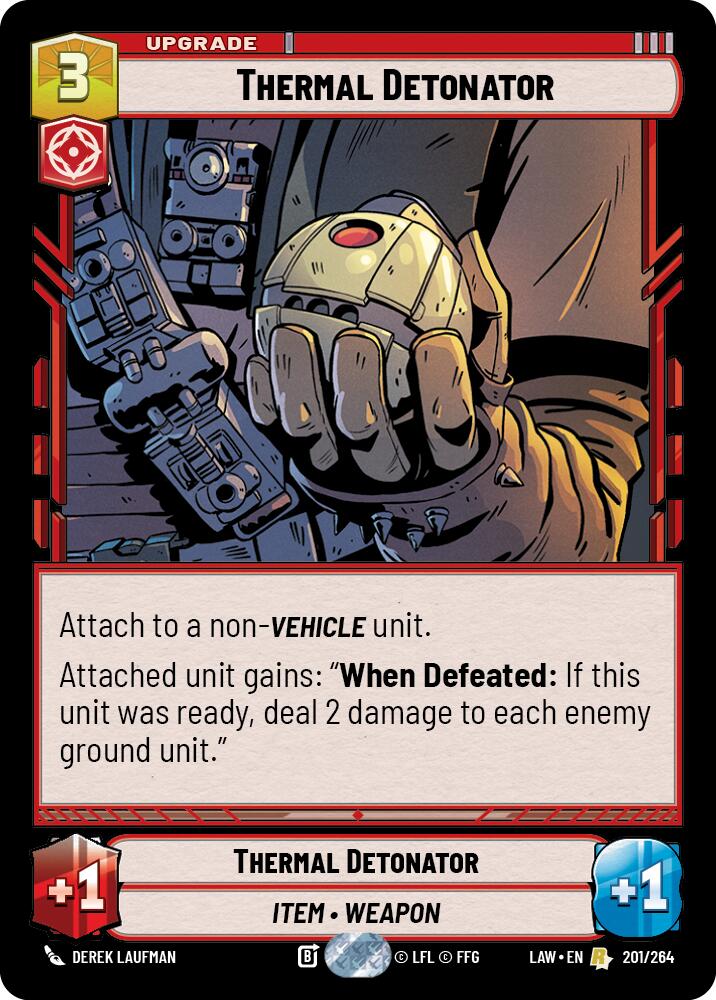 Thermal Detonator (201/264) (201/264) [A Lawless Time] | Shuffle n Cut Hobbies & Games