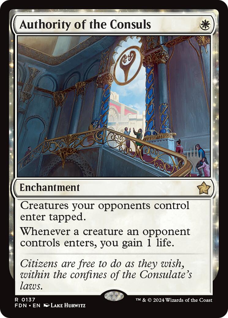 Authority of the Consuls [Lorwyn Eclipsed Promos] | Shuffle n Cut Hobbies & Games