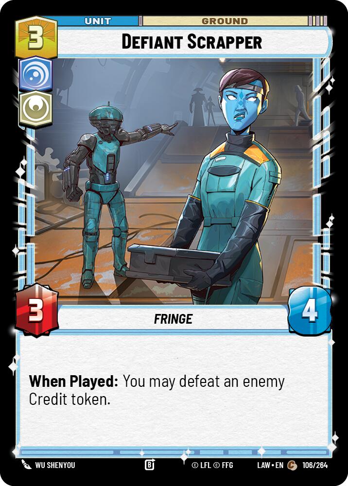 Defiant Scrapper (106/264) (106/264) [A Lawless Time] | Shuffle n Cut Hobbies & Games