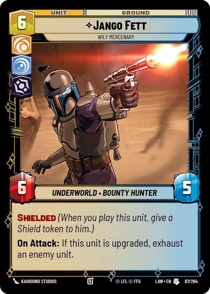 Jango Fett - Wily Mercenary (87/264) (87/264) [A Lawless Time] | Shuffle n Cut Hobbies & Games