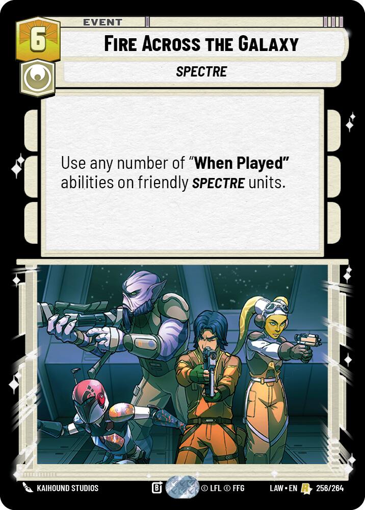 Fire Across the Galaxy (256/264) (256/264) [A Lawless Time] | Shuffle n Cut Hobbies & Games
