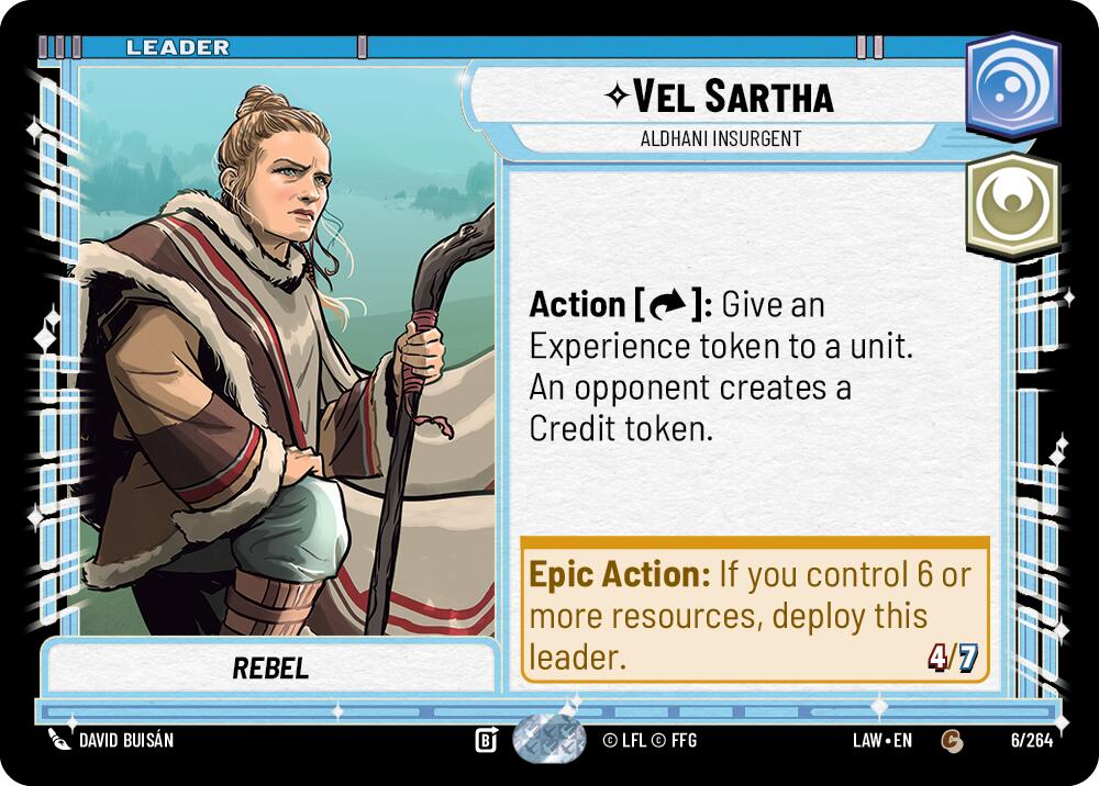 Vel Sartha - Aldhani Insurgent (6/264) (6/264) [A Lawless Time] | Shuffle n Cut Hobbies & Games