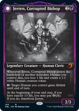 Jerren, Corrupted Bishop // Ormendahl, the Corrupted [Innistrad: Double Feature] | Shuffle n Cut Hobbies & Games