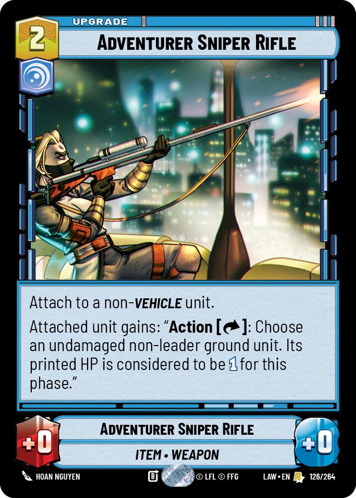 Adventurer Sniper Rifle (126/264) (126/264) [A Lawless Time] | Shuffle n Cut Hobbies & Games