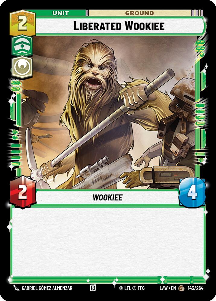 Liberated Wookie (143/264) (143/264) [A Lawless Time] | Shuffle n Cut Hobbies & Games