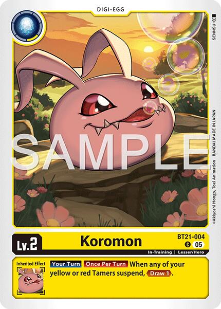 Koromon [BT21-004] [Advanced Booster Digimon Generation] | Shuffle n Cut Hobbies & Games