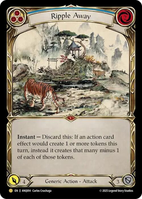 Ripple Away (Blue) (Gold) [ANQ014] (Compendium of Rathe - Antiquity Pack) | Shuffle n Cut Hobbies & Games