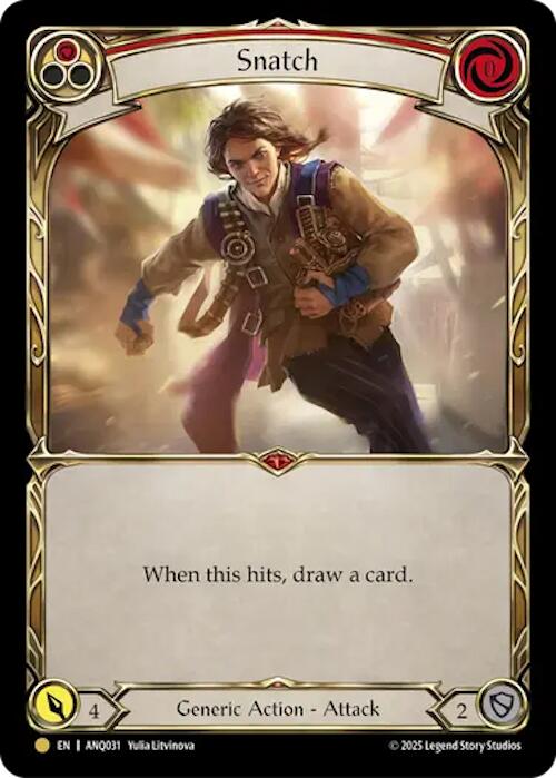 Snatch (Red) (Gold) [ANQ031] (Compendium of Rathe - Antiquity Pack) | Shuffle n Cut Hobbies & Games