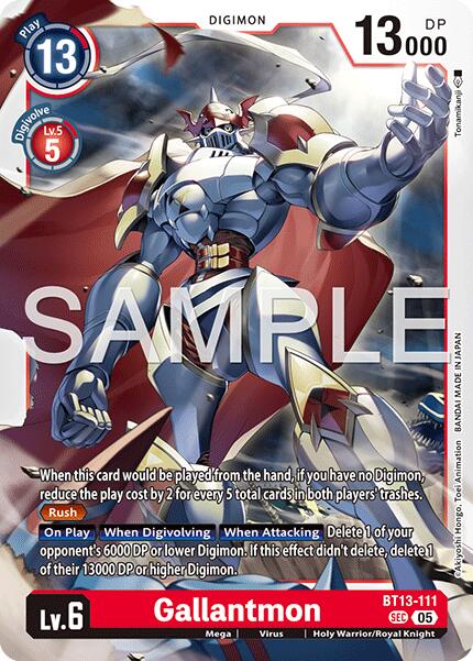 Gallantmon [BT13-111] [Advanced Booster Digimon Generation] | Shuffle n Cut Hobbies & Games