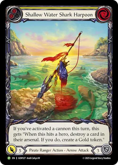 Shallow Water Shark Harpoon [GEM127] (GEM Pack 4) | Shuffle n Cut Hobbies & Games