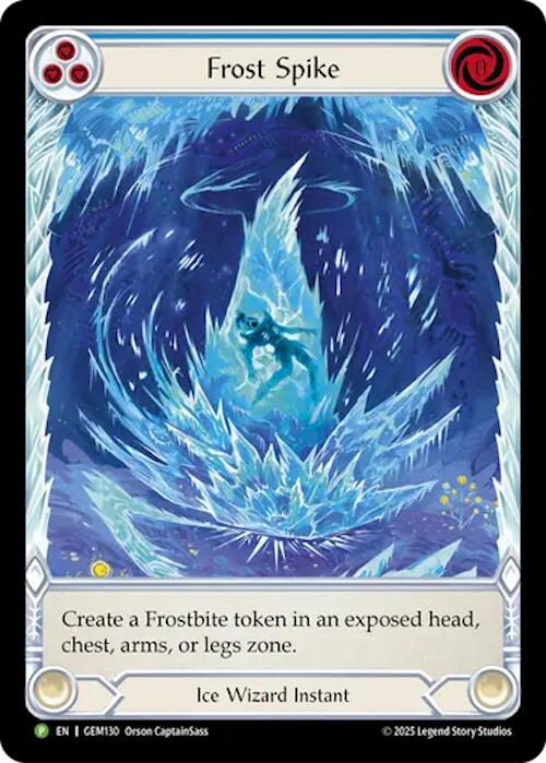 Frost Spike [GEM130] (GEM Pack 4) | Shuffle n Cut Hobbies & Games