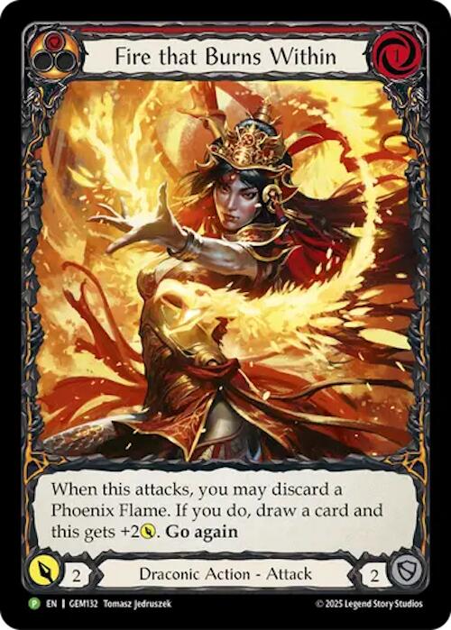 Fire that Burns Within [GEM132] (GEM Pack 4) | Shuffle n Cut Hobbies & Games