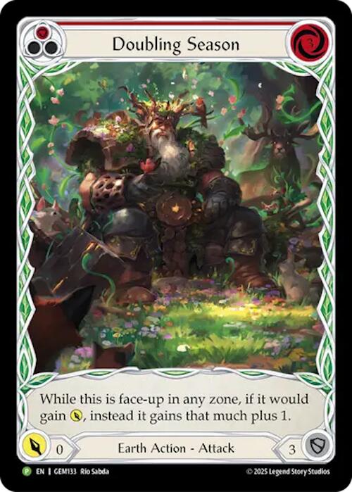 Doubling Season [GEM133] (GEM Pack 4)  Rainbow Foil | Shuffle n Cut Hobbies & Games