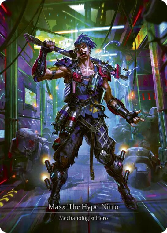Maxx 'The Hype' Nitro [GEM105] (GEM Pack 4)  Cold Foil | Shuffle n Cut Hobbies & Games