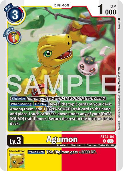 Agumon [ST24-04] [Starter Deck: Data Squad] | Shuffle n Cut Hobbies & Games
