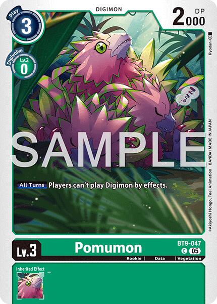 Pomumon [BT9-047] (Foil Reprint) [Advanced Booster Digimon Generation] | Shuffle n Cut Hobbies & Games