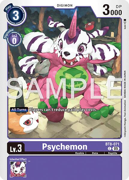 Psychemon [BT8-071] (Foil Reprint) [Advanced Booster Digimon Generation] | Shuffle n Cut Hobbies & Games