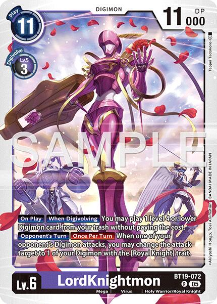 LordKnightmon [BT19-072] (Reprint) [Advanced Booster Digimon Generation] | Shuffle n Cut Hobbies & Games