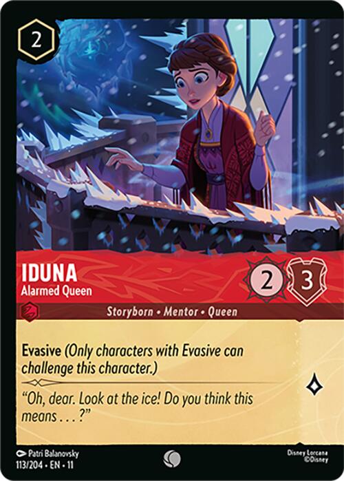 Iduna - Alarmed Queen (Foil) (113/204) [Winterspell] | Shuffle n Cut Hobbies & Games