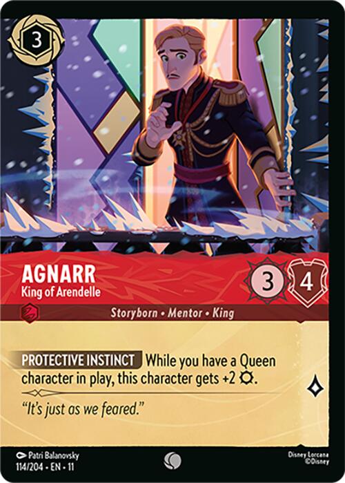 Agnarr - King of Arendelle (Foil) (114/204) [Winterspell] | Shuffle n Cut Hobbies & Games