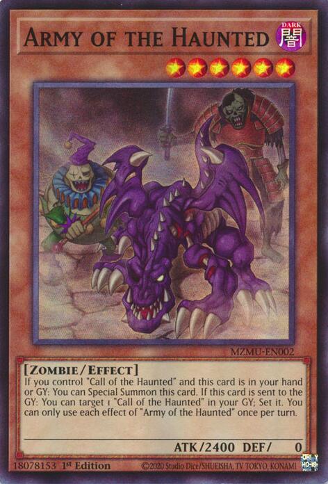 Army of the Haunted [MZMU-EN002] Super Rare | Shuffle n Cut Hobbies & Games