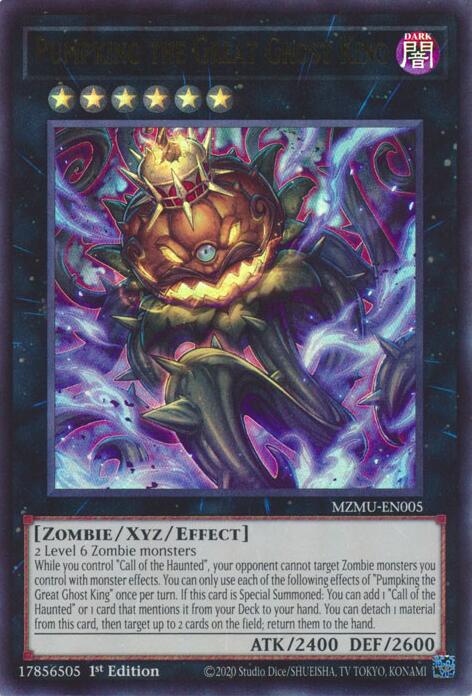 Pumpking the Great Ghost King [MZMU-EN005] Ultra Rare | Shuffle n Cut Hobbies & Games