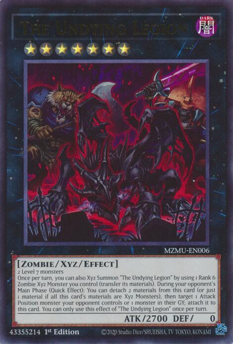 The Undying Legion [MZMU-EN006] Ultra Rare | Shuffle n Cut Hobbies & Games