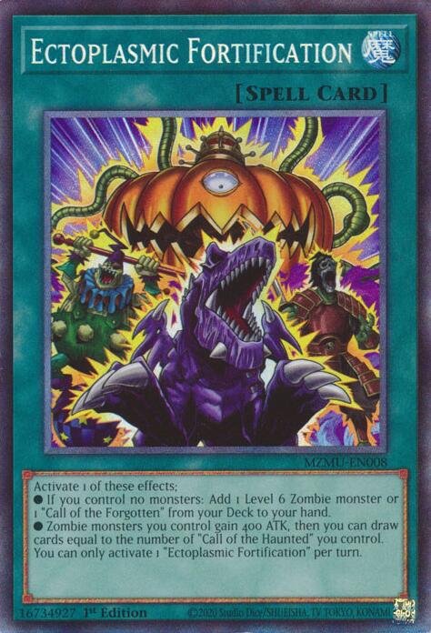 Ectoplasmic Fortification (Collector's Rare) [MZMU-EN008] Collector's Rare | Shuffle n Cut Hobbies & Games